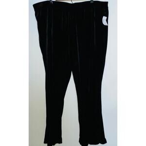 NWT‎ CJ Banks Classic Fit Velour Pants - Women's Size 3X - New with Tag